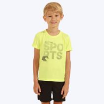 Conjunto Camiseta Dryfit Sports e Bermuda Malha Infantil Masculino Banana Danger 54200