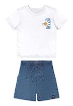 Conjunto Camiseta e Bermuda Bebê Quimby