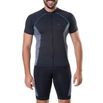 Conjunto Camiseta e Bermuda Curto Bike Masculino Forro Proteção UV Refletivo- Elite -Pitu Baby - ELITE ORIGINAL