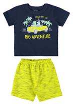 Conjunto Camiseta e Bermuda Infantil Menino Guloseima