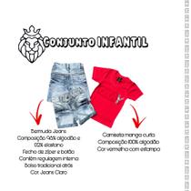 Conjunto Camiseta e Bermuda Infantil Menino