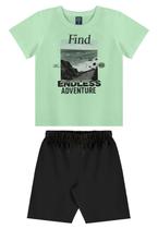 Conjunto Camiseta e Bermuda Menino Bee Loop