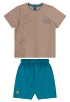 Conjunto Camiseta e Bermuda Menino Bee Loop