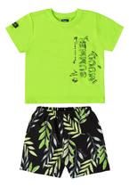 Conjunto Camiseta e Bermuda para Bebê Menino Bee Loop