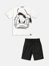 Conjunto camiseta e bermuda pato donald d2880 youccie Conjunto camiseta e bermuda pato donald d2880 youccie