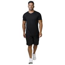 Conjunto Camiseta e Bermuda treino Atleta Corrida Fitness