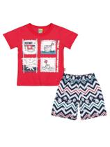 Conjunto Camiseta e Bermuda Whale Loopy de Loop