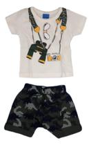 Conjunto camiseta e bermuda