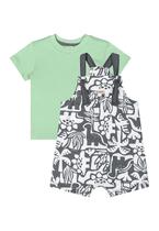 Conjunto Camiseta e Jardineira Bebê Quimby