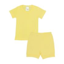 Conjunto Camiseta e Short Amarelo - Izitex Conjunto Camiseta e Short Amarelo - Izitex