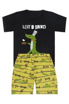 Conjunto Camiseta e Short Jacaré - Destak Conjunto Camiseta e Short Jacaré - Destak