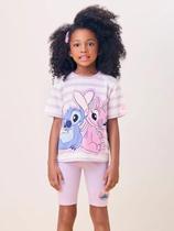 Conjunto camiseta e shorts lilas h6614 momi Conjunto camiseta e shorts lilas h6614 momi