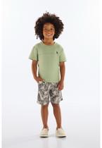 Conjunto Camiseta Flamê e Bermuda Quimby Conjunto Camiseta Flamê e Bermuda Quimby