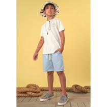 Conjunto camiseta malha e bermuda tec. eco - lamon