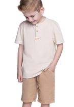 Conjunto Camiseta Malha Jaquard Have Fun Conjunto Camiseta Malha Jaquard Have Fun
