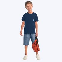 Conjunto Camiseta Manga Curta E Bermuda Estampa De Prancha Infantil Menino Brandili 26555 Preto