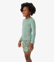 Conjunto Camiseta Manga Longa E Sunga UV Rovi Kids Verde Conjunto Camiseta Manga Longa E Sunga UV Rovi Kids Verde