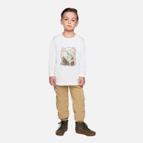 Conjunto Camiseta Meia Malha e Calça Sarja Comfort Infantil Menina Have Fun 29438