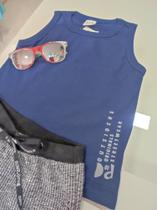 Conjunto Camiseta Regata e Short Moletom sem Felpa