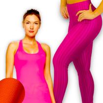 Conjunto Camiseta REGATA MALHA FRIA POLIAMIDA + Calça LEGGING 3D Leg Corrida Academia Fitness 570