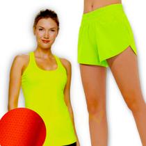 Conjunto Camiseta REGATA MALHA FRIA POLIAMIDA + Short TACTEL Academia Yoga Corrida Feminino 556 Conjunto Camiseta REGATA MALHA FRIA POLIAMIDA + Short TACTEL Academia Yoga Corrida Feminino 556