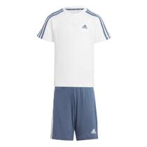 Conjunto Camiseta + Short Adidas 3 Stripes Essentials Infantil