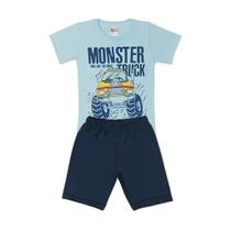 Conjunto Camiseta Truck e Bermuda - Cadu Conjunto Camiseta Truck e Bermuda - Cadu