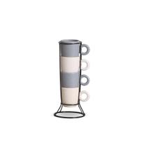 Conjunto Caneca Bojuda Small Duo Sortida com Suporte 120ml Conjunto Caneca Bojuda Small Duo Sortida com Suporte 120ml