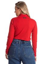 Conjunto Canelado Feminino Cloe Vermelho