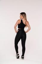 Conjunto Canelado Gloss Feminino Fitness Academia Conjunto Canelado Gloss Feminino Fitness Academia
