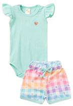 Conjunto Canelado - Xadrez Tie Dye - Ame Kids