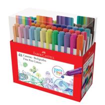 Conjunto Caneta Fine Pen 48 Cores Faber Castell 0.4mm Fina Conjunto Caneta Fine Pen 48 Cores Faber Castell 0.4mm Fina