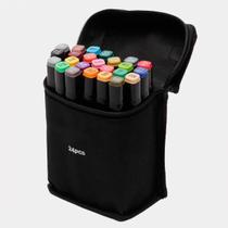 Conjunto Canetinhas 24 Unidades Profissional Papelaria Conjunto Canetinhas 24 Unidades Profissional Papelaria