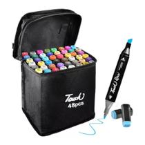 Conjunto Canetinhas Marcadores Touch Pintura Ponta Dupla Bobbie Goods Kit 24/36