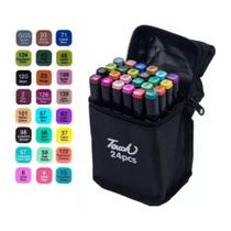 Conjunto Canetinhas Marcadores Touch Pintura Ponta Dupla Bobbie Goods