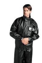 Conjunto capa chuva alba europa pvc preto