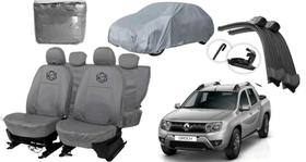 Conjunto capa couro + brinde parabrisa limpo