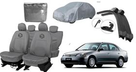 Conjunto capa couro Civic 99-06 + limpador incluso Conjunto capa couro Civic 99-06 + limpador incluso