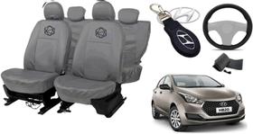 Conjunto capa couro HB20 + volante incluso + chave Conjunto capa couro HB20 + volante incluso + chave
