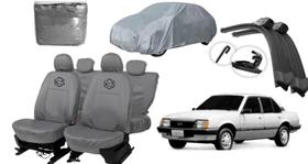 Conjunto capa couro Monza + capa protetora forte