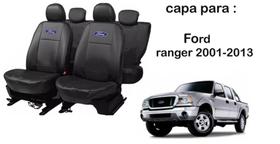 Conjunto capa couro Ranger 01-13 resistente sujeira e rasgos Conjunto capa couro Ranger 01-13 resistente sujeira e rasgos