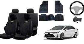 Conjunto Capa de Banco Corolla 20-24 + Tapete Antiderrapante