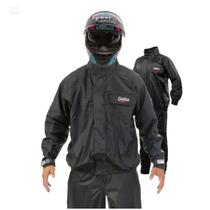 Conjunto capa de chuva delta nylon masculino motocilista
