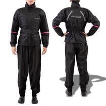 Conjunto Capa De Chuva Feminina Gp Tech Premium Preta Rosa Impermeavel P M G GG G1 G2 Conjunto Capa De Chuva Feminina Gp Tech Premium Preta Rosa Impermeavel P M G GG G1 G2