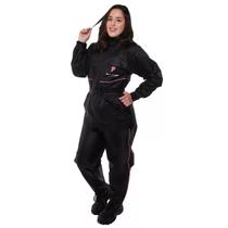 Conjunto Capa de Chuva Feminino Capuz Tamanho XG Preto Impermeável Motoqueiro Nylon 0,20mm Pioneira - 1101-F-PRE-XG Conjunto Capa de Chuva Feminino Capuz Tamanho XG Preto Impermeável Motoqueiro Nylon 0,20mm Pioneira - 1101-F-PRE-XG
