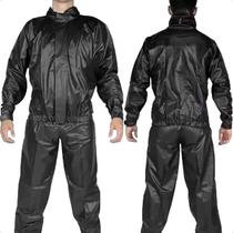 Conjunto capa de chuva jaqueta e calça impermeável nylon motoboy ciclista Conjunto capa de chuva jaqueta e calça impermeável nylon motoboy ciclista