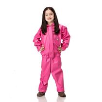 Conjunto Capa de Chuva Moto PVC Infantil com Gola Pantaneiro