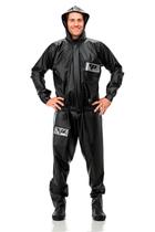 Conjunto Capa de Chuva Moto Pvc Premium Com Capuz Pantaneiro