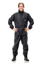 Conjunto Capa de Chuva Nylon Forro Moto Refletivo Pantaneiro