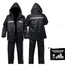 Conjunto Capa De Chuva Para Motoqueiros Ciclistas Impermeável Calça Jaqueta Refletiva com Capuz Conjunto Capa De Chuva Para Motoqueiros Ciclistas Impermeável Calça Jaqueta Refletiva com Capuz